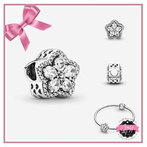Sparkling Snowflake Pavé Charm
